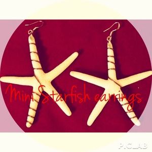 Real Starfish earrings