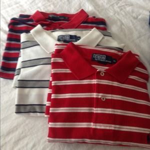 RESERVED!! Price is for all 3 Men's Polo shirts!!