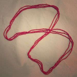 Long beaded necklace