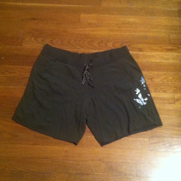 Aerie Army Green Sweat Shorts