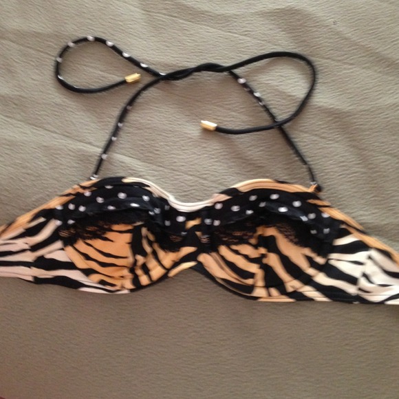 Victoria's Secret animal print bikini top