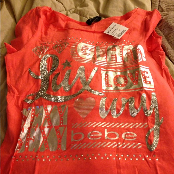 💢SOLD💢BEBE Short sleeve T-shirt - Picture 1 of 1
