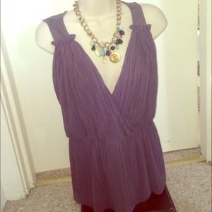 Beautiful egg plant colored Anthropolgie blouse