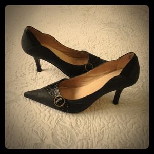 "Sales" Seychelles Black upper leather shoe