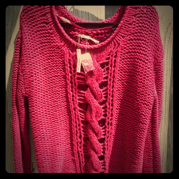 Hand Knit Stressed Sweater