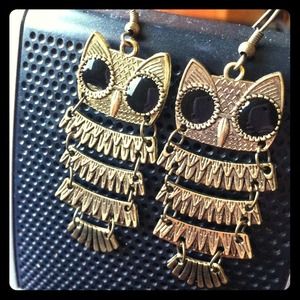 Owl earring !!!