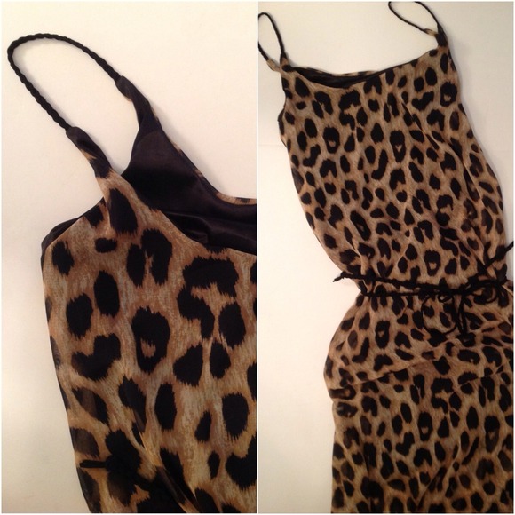 🚫⛔️SOLD ⛔️Leopard printed long maxi dress - Picture 3 of 4