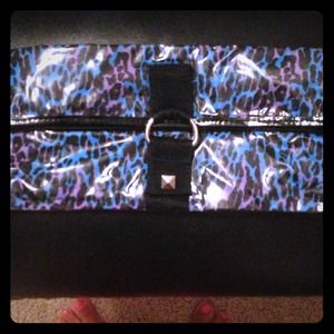 Betsey Johnson leopard clutch!