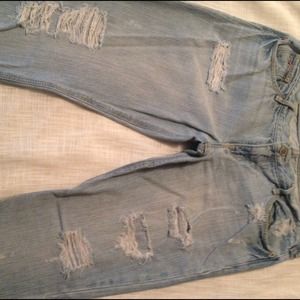 Hollister ripped jeans