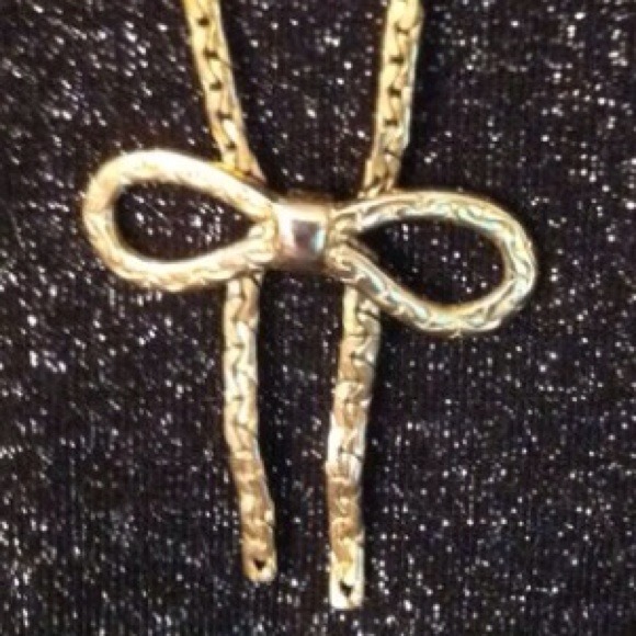 Vintage Avon Bow Necklace - Picture 3 of 4