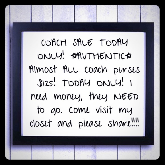 *AUTHENTIC COACH PURSES* $125 ALL DAY!!!!
