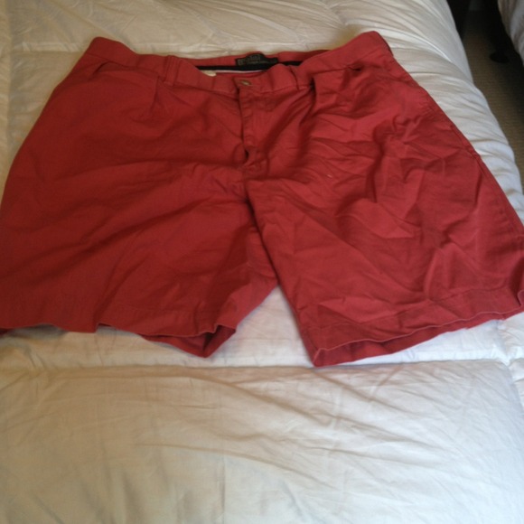 Lobster Red Ralph Lauren Shorts
