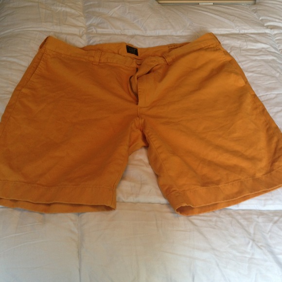 Orange Creamsicle colored J. Crew shorts!
