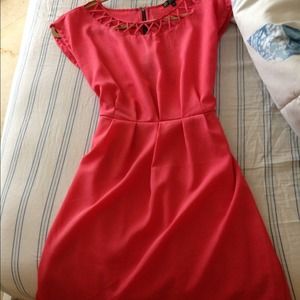 Nordstrom peach dress