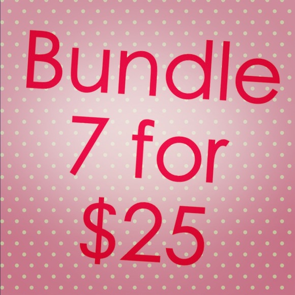 Bundle 7 for $25 in my closet