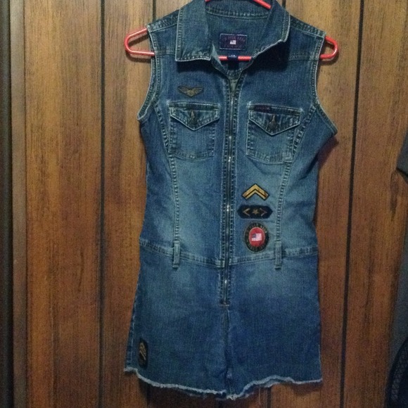 Polo denim dress