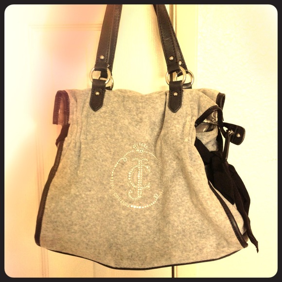 Grey Juicy Couture purse