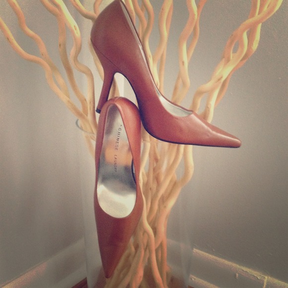 Carmel colored heels