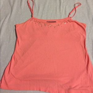 Coral colored shirt