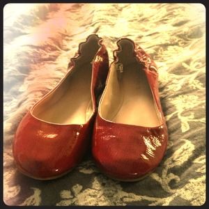 Red Ballet Flats