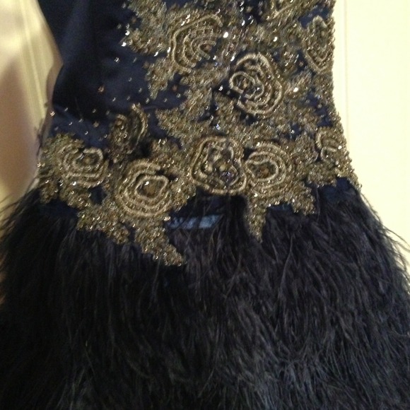 Sherri Hill Midnight blue Cocktail - Picture 2 of 2