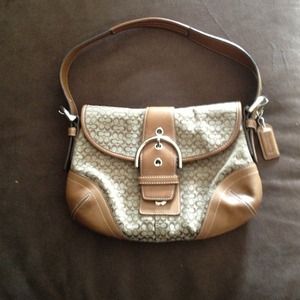 Reduced!!!  Authentic Coach signature purse