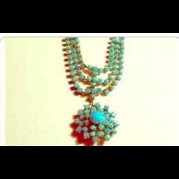 Blue necklace