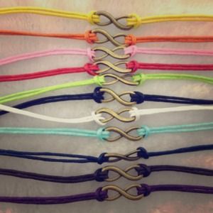 Infinity String bracelets