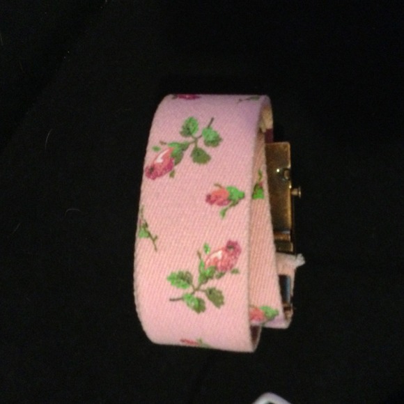 Pink, flowered Belt from Betsey Johnson - Picture 3 of 3
