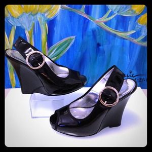 Jessica Simpson Peep Toe Wedge Sandals