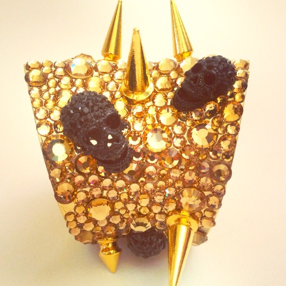 Custom made Swarovski Bracelet Skulls N Spikes