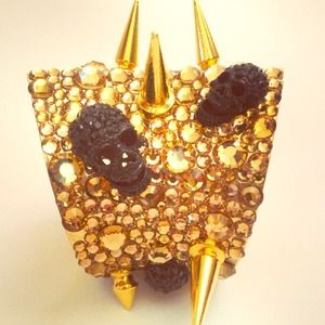 Custom made Swarovski Bracelet Skulls N Spikes