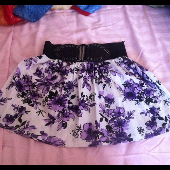 Dressy flower skirt