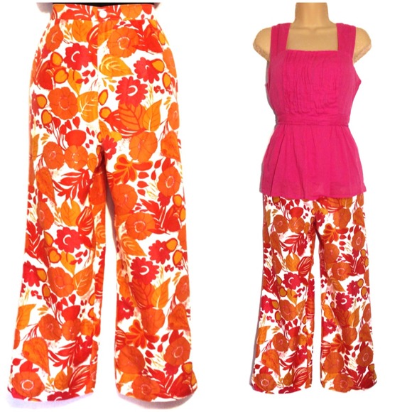 🎉Host Pick 7/27🎉 #74 Capris "Silk" Orange/Pink