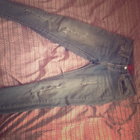 Red Rivet Jeans