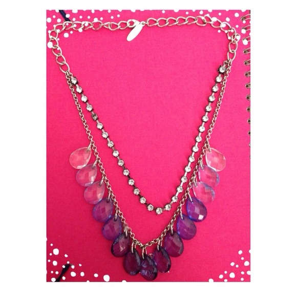 🚫TRADED🚫Blue Diamonds Bub Necklace - Picture 3 of 3