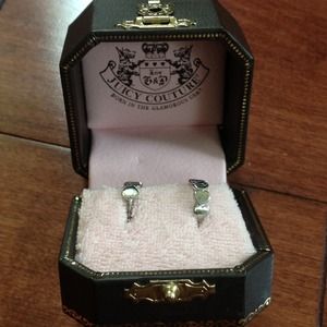 JUICY COUTURE sterling silver earrings NEW