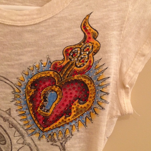 Wet seal burnout tee - Picture 2 of 3