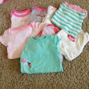 Sold🔴Bundle of 0-3 month baby girl onesies