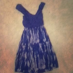 Navy blue dress