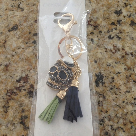 Brand New Skeleton Gold Key Chain