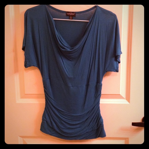 Teal dress top