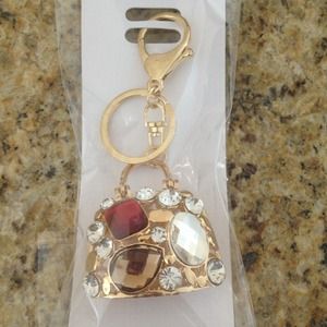 Brand New Golden "Purse" Key Chain