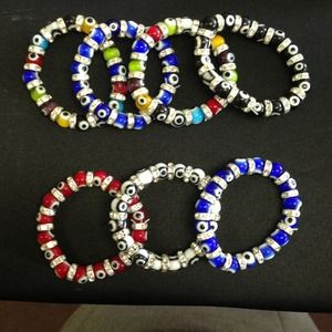 Evil eye bracelets