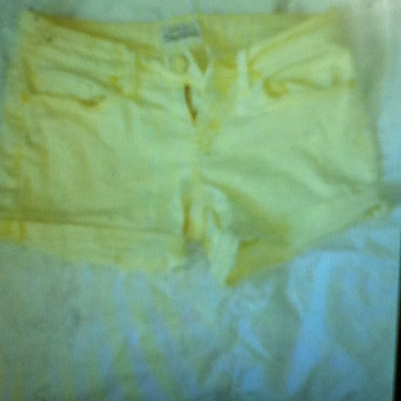 Pale yellow shorts (:
