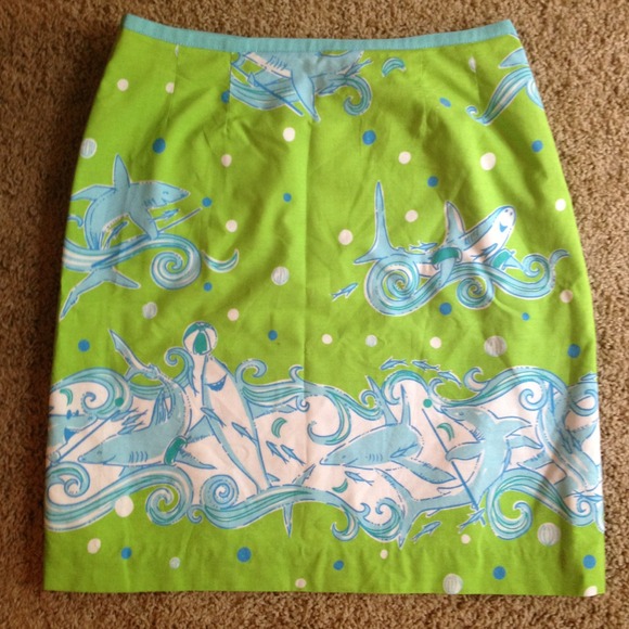 Lilly Pulitzer Shark Skirt