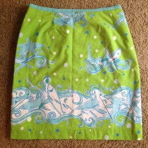 Lilly Pulitzer Shark Skirt