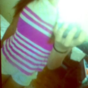 Striped crop top
