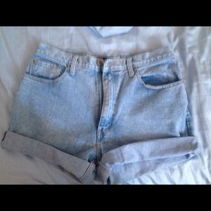 High waisted shorts