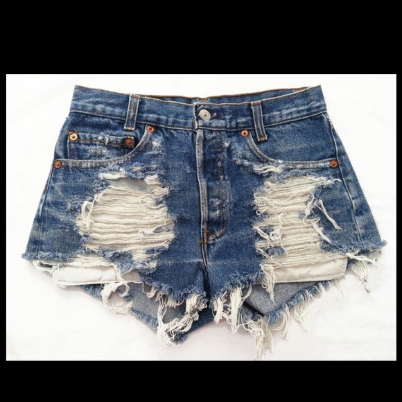 Shredded Vega Shorts